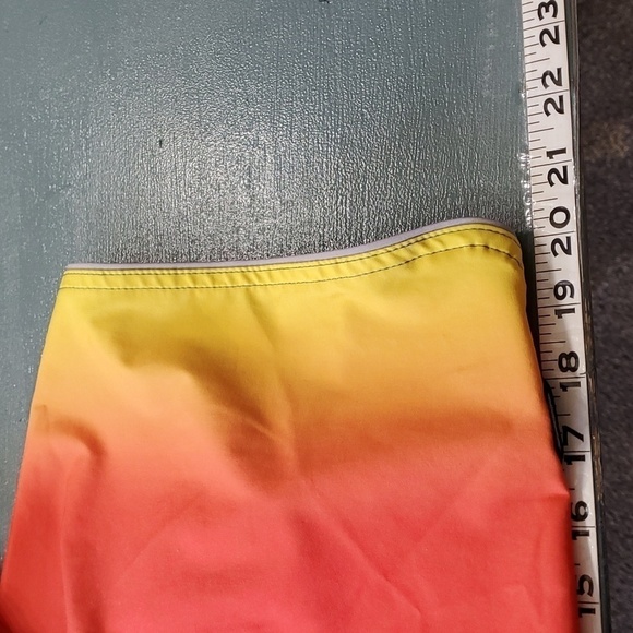 RIPCURL MIRAGE BOARD SHORTS. 30". BLUE, GRAY, ORANGE AND GRAY. TIE.. - Picture 10 of 10